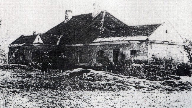 Kolosyovská kúria v Kalništi pred asanáciou